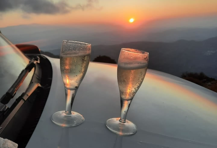 Private Jeep Safari Sonnenuntergang auf Kreta mit Abendessen